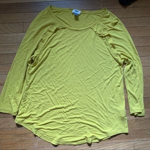 2 yellow old navy tops